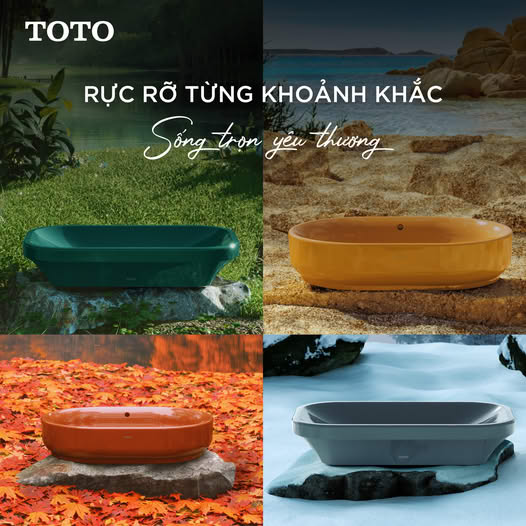 Sản Phẩm Mới Của TOTO 2025 - “RỰC RỠ TỪNG KHOẢNH KHẮC – SỐNG TRỌN YÊU THƯƠNG”