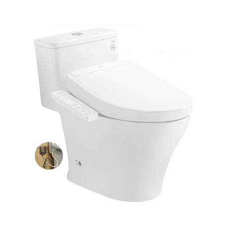 Ban Cau Mot Khoi TOTO MS857DW24#XW Nap Rua dien Tu WASHLET TCF33461GAA
