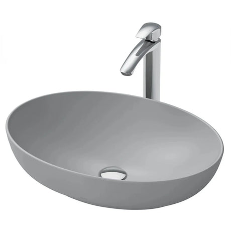 Chau Lavabo TOTO LT1705#MGR dat Ban Mau Xam Mo 550x380 mm