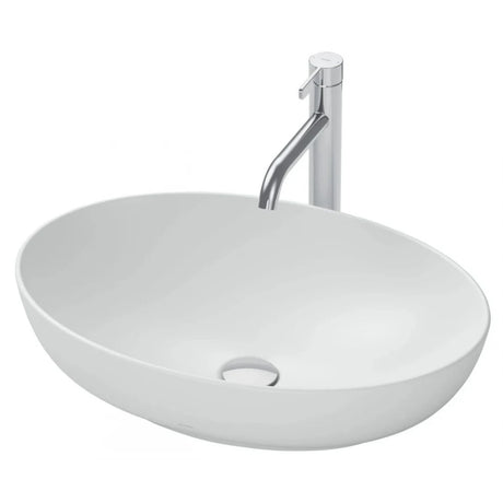 Chau Lavabo TOTO LT1705#MW dat Ban Mau Trang Mo 550x380 mm
