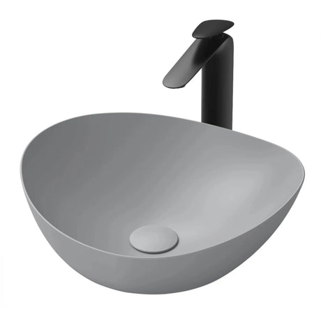 Chau Rua Lavabo TOTO LT4704G19#MGR dat Ban Mau Xam Mo 420x460x177 mm