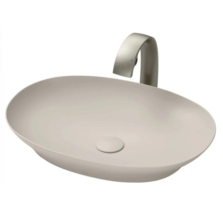 Chau Rua Mat Lavabo TOTO LT4706#MBE dat Ban Mau Be Mo 600x420 mm