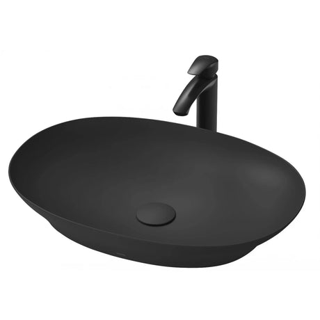 Chau Rua Mat Lavabo TOTO LT4706#MBL dat Ban Mau den Mo 600x420 mm