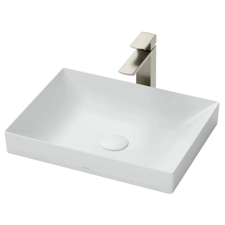 Chau Rua Mat Lavabo TOTO LT4715G19#MW dat Ban Mau Trang Mo 500x380 mm