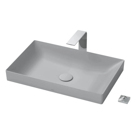 Chau Rua Mat Lavabo TOTO LT4716G19#MGR dat Ban Mau Xam Mo 600x380 mm