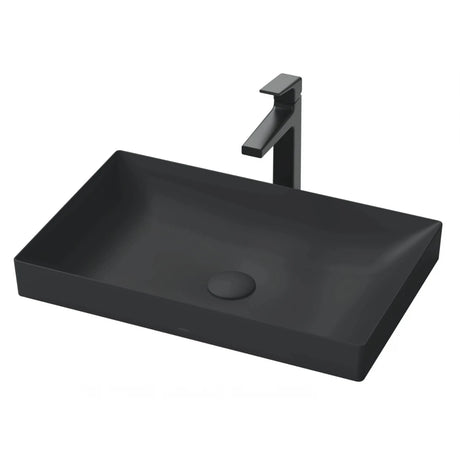 Chau Rua Mat Lavabo TOTO LT4716G17#MBL dat Ban Mau den Mo 600x380 mm