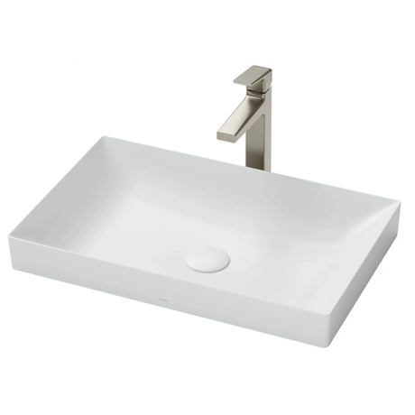 Chau Rua Mat Lavabo TOTO LT4716G17#MW dat Ban Mau Trang Mo 600x380 mm