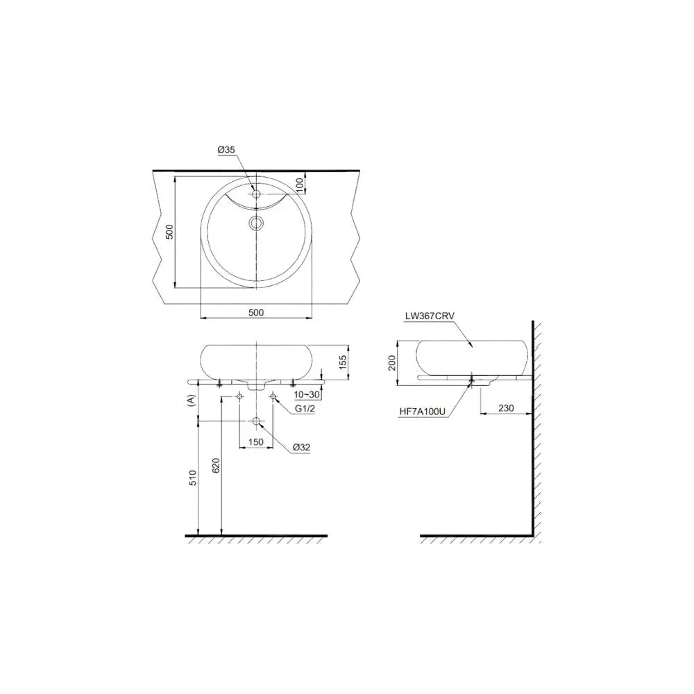 Lt367Cr#Xw Lavabo Đặt Trên Bàn