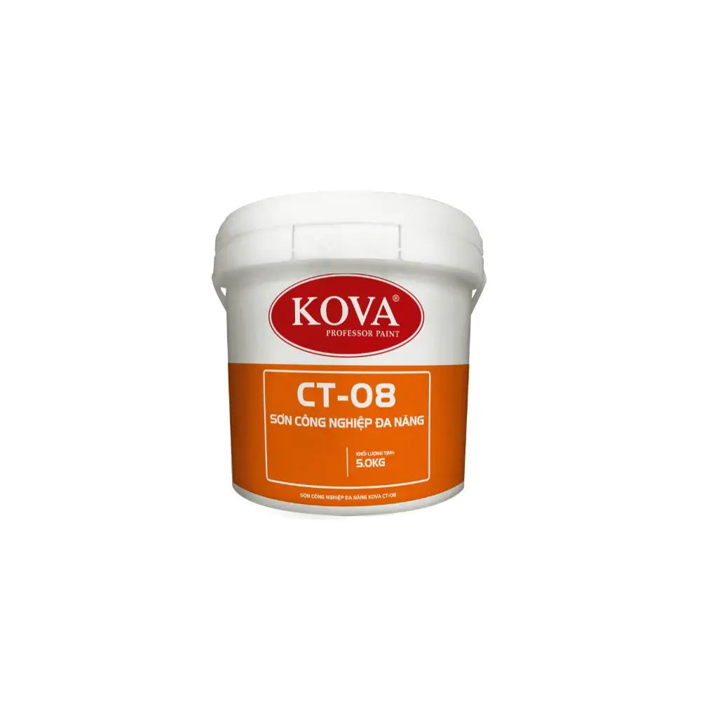 SƠN CÔNG NGHIỆP ĐA NĂNG KOVA CT-08 KHÔNG NHÁM (XANH, ĐỎ, TRẮNG) Sơn Kova | Nhà Phân Phối Cường Lâm