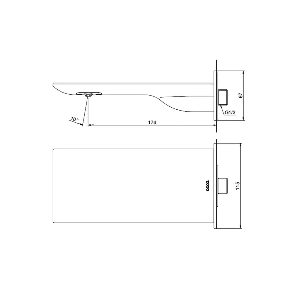 Vòi xả bồn ZL TBP02001B | Thiết Bị Vệ Sinh TOTO