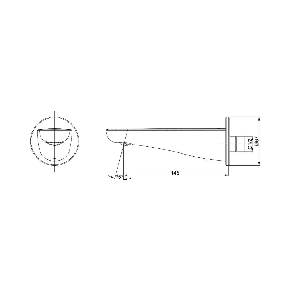 Vòi xả bồn LC TBS03001B | Thiết Bị Vệ Sinh TOTO