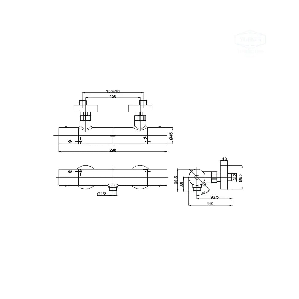 Sen tắm nhiệt độ TBV01401BA | Thiết Bị Vệ Sinh TOTO