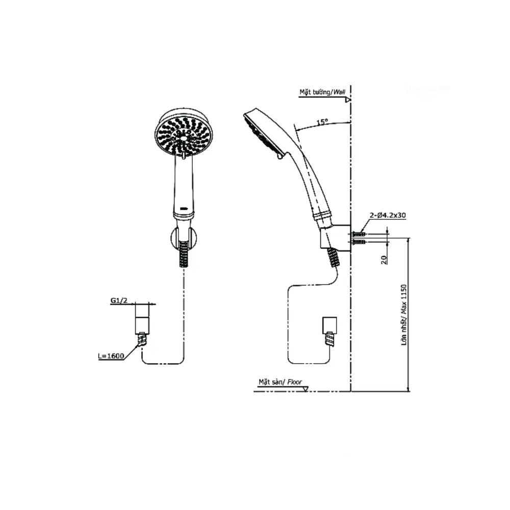 Sen tắm nhiệt độ TBV03427V TBW03002B | Thiết Bị Vệ Sinh TOTO