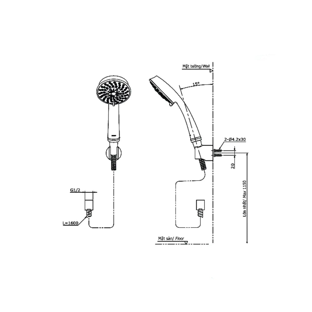 Sen tắm nhiệt độ TBV03429V TBW03002B | Thiết Bị Vệ Sinh TOTO
