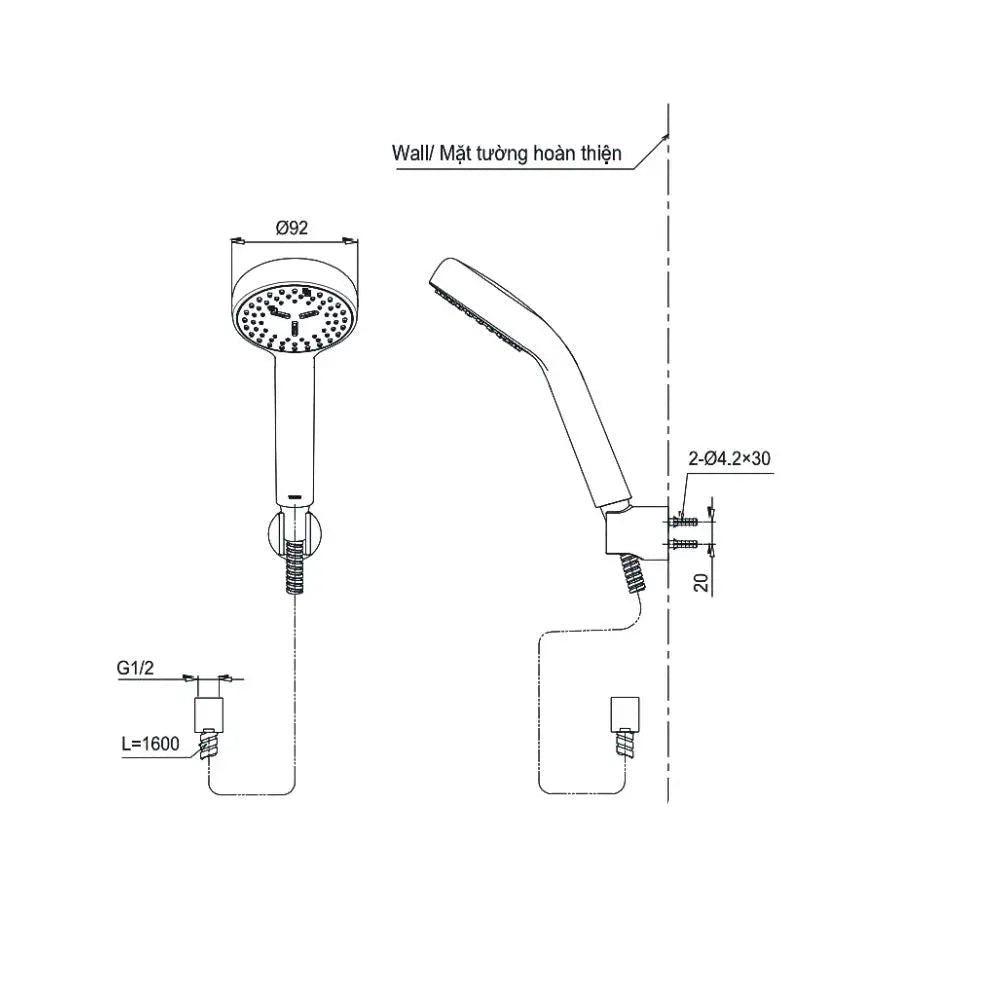 Bát sen cầm tay TBW07011A | Thiết Bị Vệ Sinh TOTO