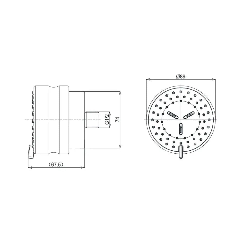 Vòi hoa sen âm tường TBW07017A | Thiết Bị Vệ Sinh TOTO