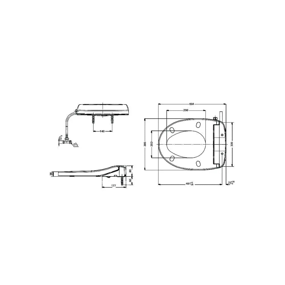 Tcw07S#W Nắp Rửa Cơ Ecowasher