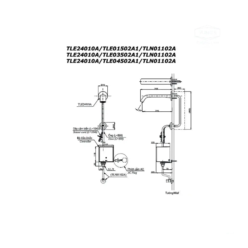 Vòi Lavabo cảm ứng TLE24010A | Thiết Bị Vệ Sinh TOTO