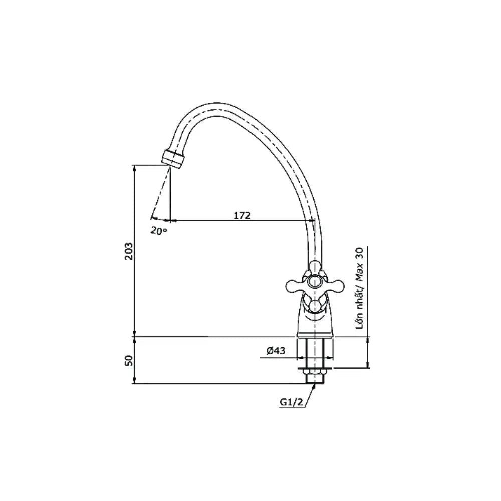 Tx603Kcs Vòi Bếp